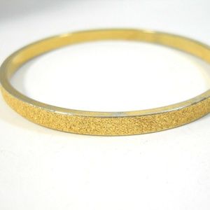 Monet Gold Tone vintage bangle